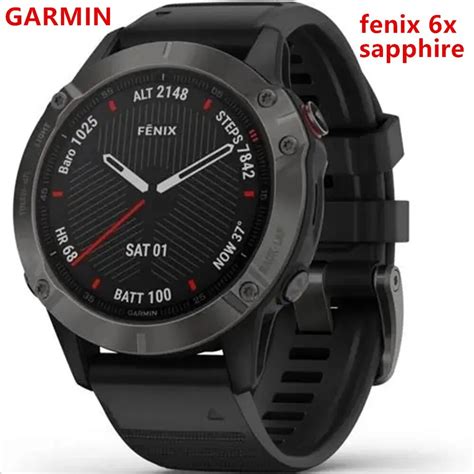 Garmin Reloj Deportivo Inteligente Fenix 6x Sapphire Multipuerto