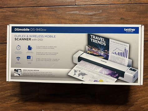 Brother Ds Dw Duplex And Wireless Compact Mobile Document Scanner