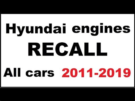 Hyundai Kia Engine Recall US Canada Tucson Santa FE Veloster