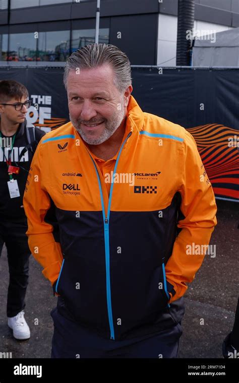 ZANDVOORT NETHERLANDS AUGUST 26 Zak Brown Boss Of McLaren F1 Team