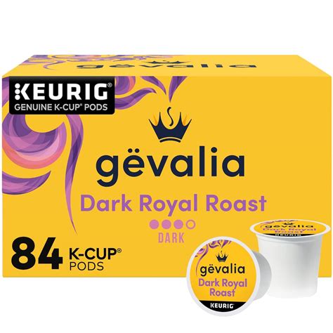 Dark Royal Roast Dark Roast K Cup Coffee Pods 84 Ct Box