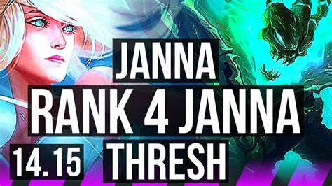 Janna And Jhin Vs Thresh And Miss Fortune Sup Rank 4 Janna 0425 Na