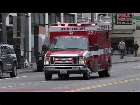 Seattle Fire Department Aid 2 Responding Seattle Fire Department