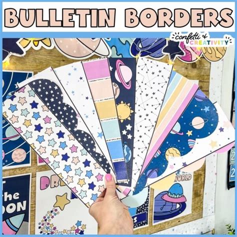 Space Bulletin Board Borders Confetti Creativity