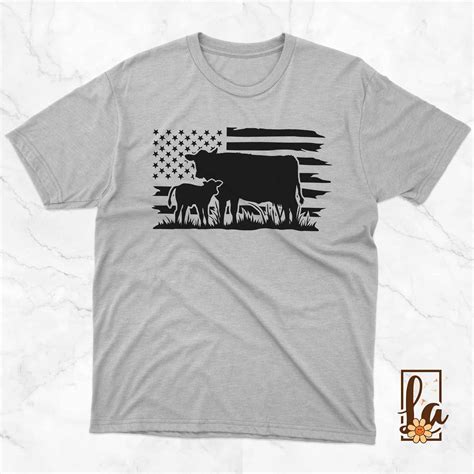 Usa Cow Farm Svg Farm Life Svg Farmer Svg Cow Svg Farm Etsy