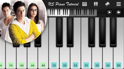 How To Play Kal Ho Na Ho Song On Piano Easy Piano Tutorial With Notes