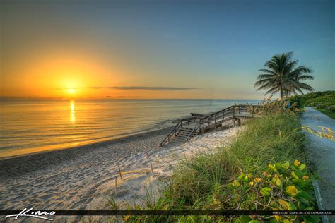 Florida Beach Sunrise at Tequesta | HDR Photography by Captain Kimo