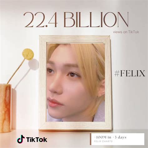 FELIX CHARTS On Twitter FELIX TikTok Hashtag Surpassed 22 4