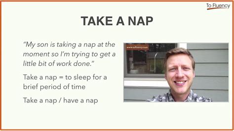 Take Have A Nap Definition And Examples English Vocabulary Youtube