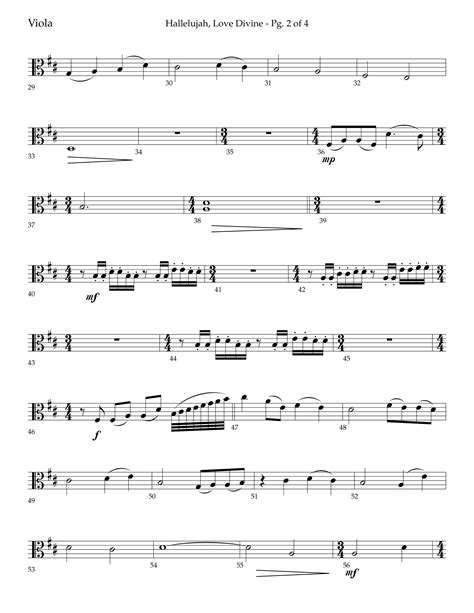 Hallelujah Love Divine Choral Anthem Satb Viola Sheet Music Pdf