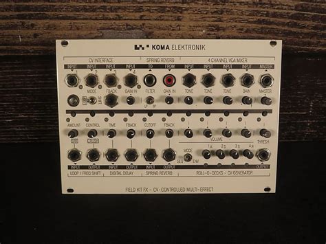 Koma Elektronik Field Kit Fx Multi Effects Processors Reverb