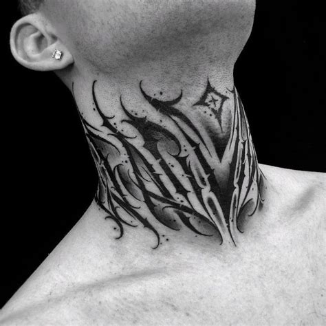 Inspira Es De Tatuagem Masculina Para O Pesco O Neck Tattoo