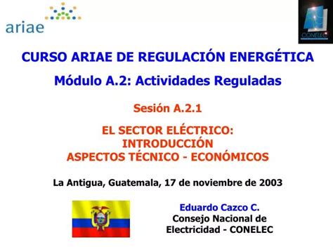 Ppt Curso Ariae De Regulaci N Energ Tica Powerpoint Presentation