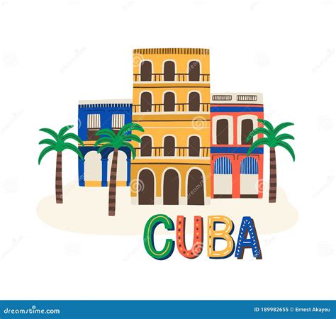 Cuba - Map Colored With Cuban Flag Vector Illustration | CartoonDealer ...