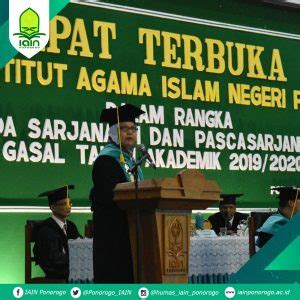 Selamat Wisudawan Wisudawati IAIN Ponorogo Wisuda Program Sarjana