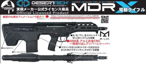 Silverback Airsoft Desert Tech MDR X 電動ガン