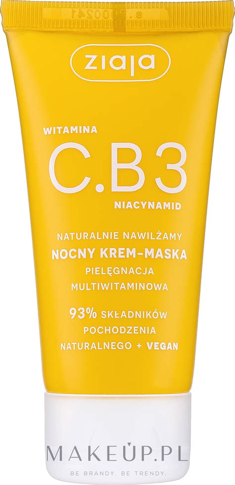 Ziaja Vitamin C B3 Niacinamide Krem Maska Do Twarzy Na Noc Makeup Pl