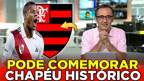 URGENTE MAIOR CRAQUE DO RIVER NO MENGÃO TORCIDA VAI A LOUCURA