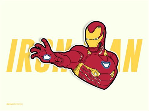 Iron Man Vector Illustration By Desync Design On Dribbble