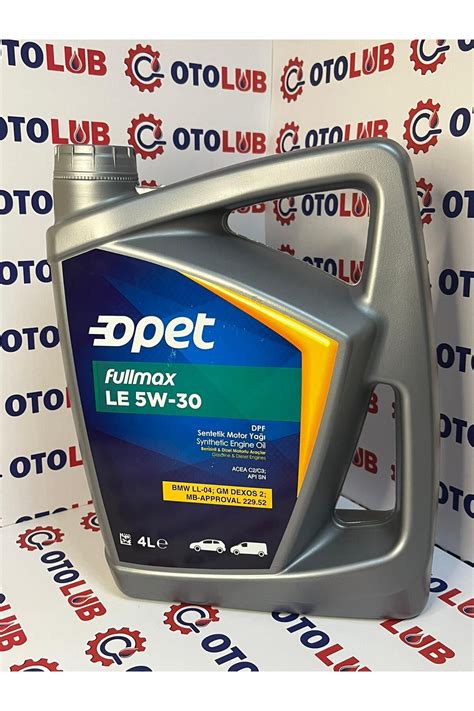 Opet FULLMAX LE 5W-30 4LT DPF (OTOLUB) Fiyatı, Yorumları - Trendyol
