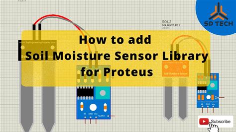 How To Add Moisture Sensor Library In Proteus Soil Moisture Sensor