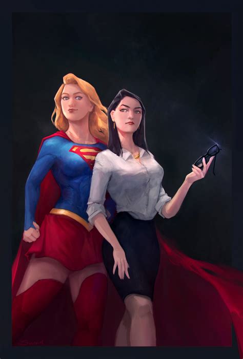 Supercorp Fanart Collection — Svirart Is She You Know For Supercorpzine Supergirl Comic