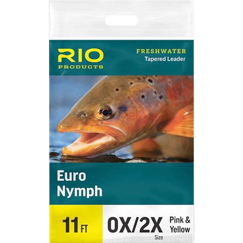 RIO Euro Nymph Tippet Ring Tapered Leader Fishing