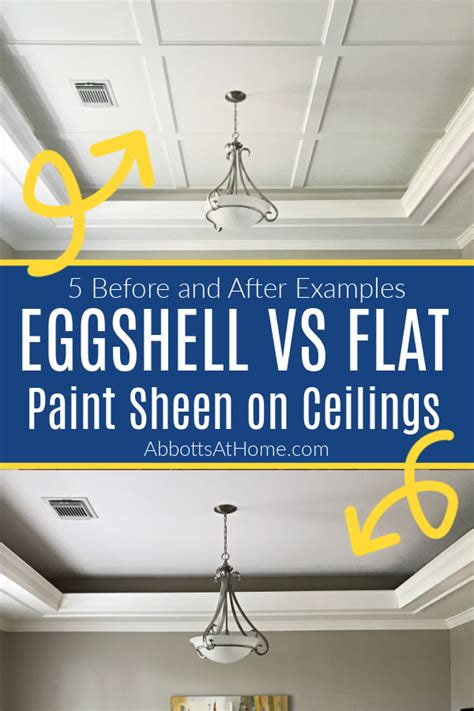 Best Ceiling Paint Finish Flat Vs Eggshell Sheen Results Abbotts At Home