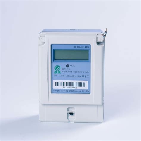 1W 220V Single Phase Electric Smart Prepaid Electricity Meter With LCD