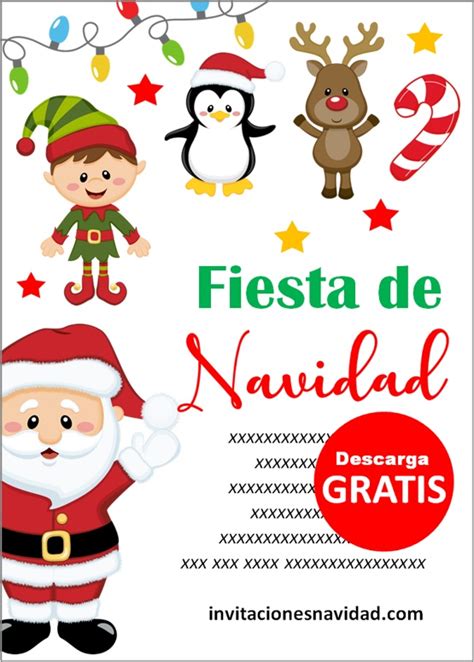 Invitaciones para Cena de Navidad Invitaciones Navidad