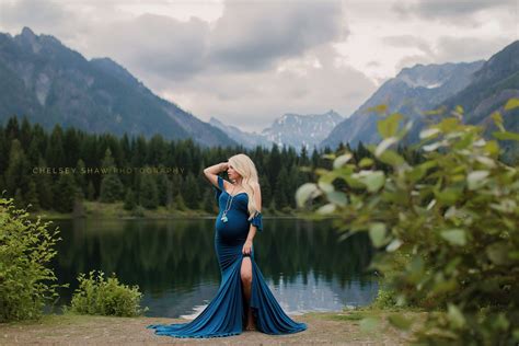 Maternity Gown For Photo Shoot Serenity Gown Fitted Etsy Canada