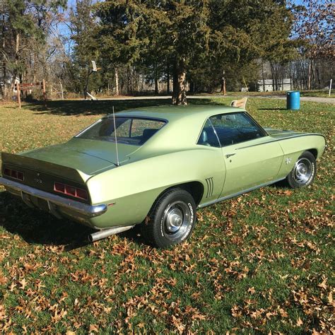 Beautiful 1969 Frost Green 396 Four Speed Big Block Camaro Ss Classic