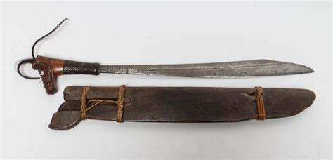 A Dayak Mandau Headhunters Sword Hartleys Auctioneers And Valuers