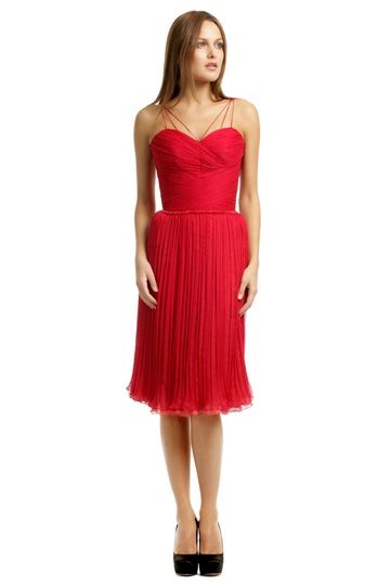 Sophie Theallet Chiffon Dress Rent Dresses Fancy Dresses Red