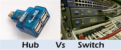 Difference Between Switch And Hub With Diagram Hub Switch Di