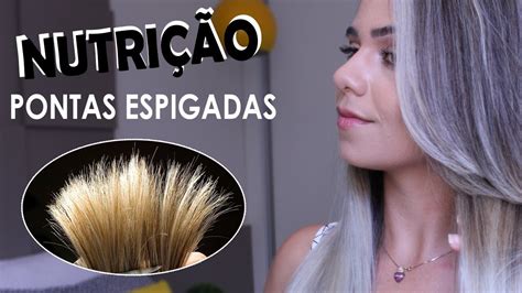 DIÁRIO DE UMA CABELO LOIRO 67 RECEITA PARA PONTAS ESPIGADAS YouTube