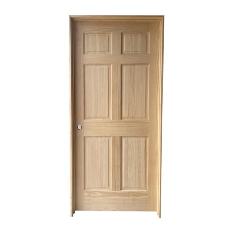 6 Panel Prehung Pine Door Nasco Home