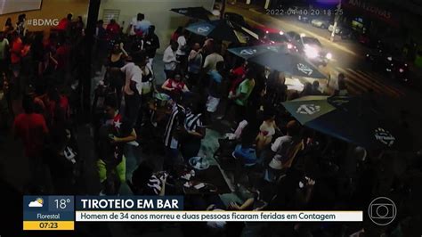 V Deo Homem Morre Depois De Troca De Tiros Em Bar Em Contagem Bom