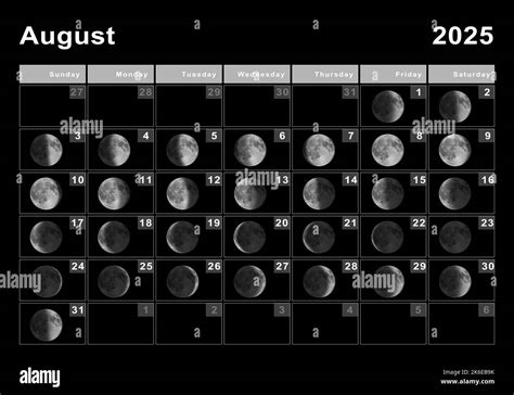 Calendar 12 Moon Phases 2025 Andrew L Ridings