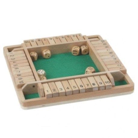 Jeu Fermez La Boite Jeu En Bois Pour 4 Joueurs Achat Trac Shut The Box