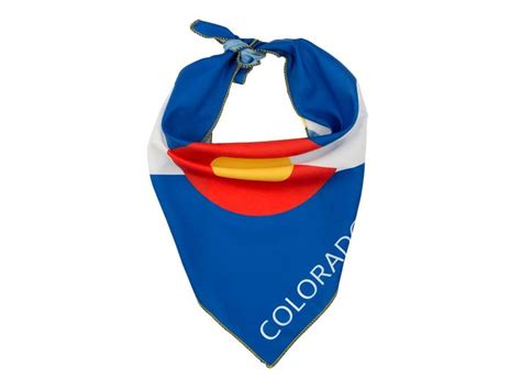 Colorado Flag Dog Bandana In 2 Sizes Large Dog Bandana Bandana