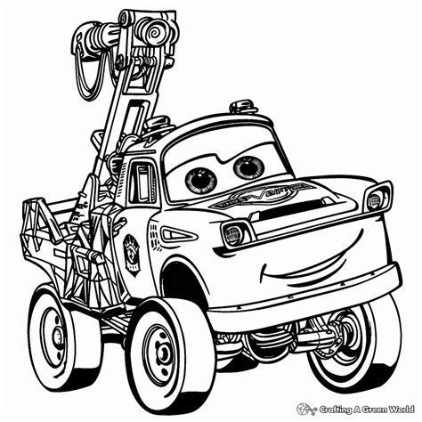 Mater Coloring Pages - Free & Printable!