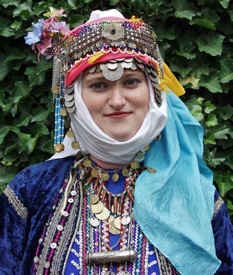 Traditional festive headdress from Merkez Kapıkaya köyü near Bergama