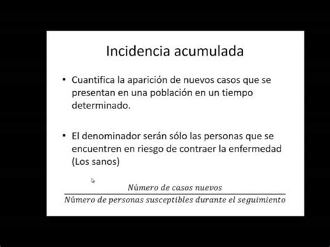 clima Autor diversión epidemiologia calculo de incidencia e prevalencia