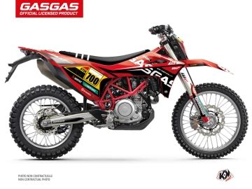 kit déco motocross gasgas atlas rouge Kutvek