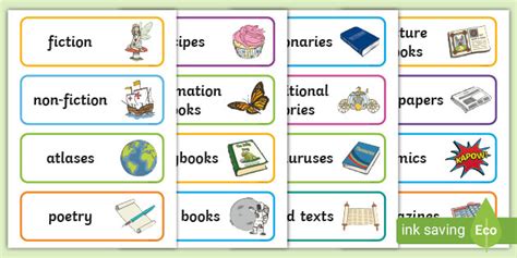 Free Free Printable Classroom Library Book Bin Labels Twinkl