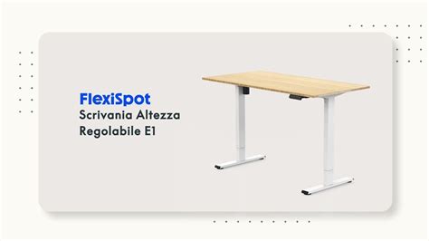 Scrivania Regolabile In Altezza E Flexispot Youtube