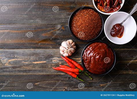 Korean Gochujang Red Chili Paste Stock Photo Image Of Cooking