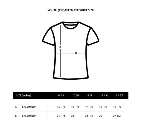 Youth Size Chart – Five Locs