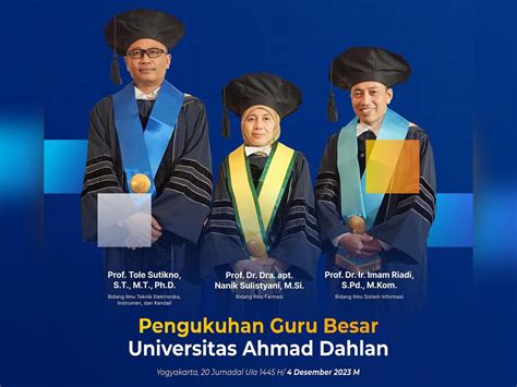 Pengukuhan Guru Besar Uad Warta Ptm